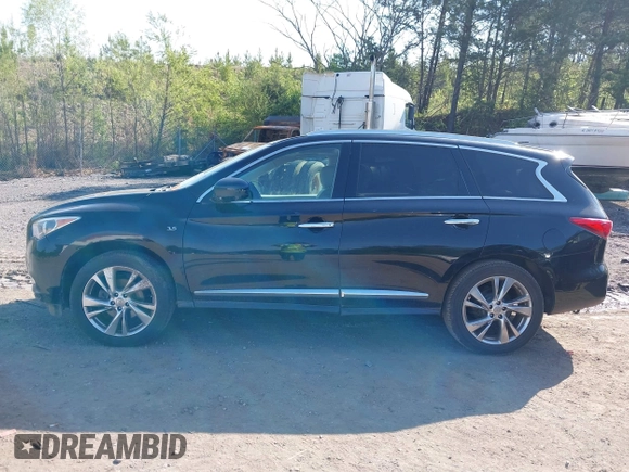 2015 Infiniti QX60 with VIN 5N1AL0MN3FC535859, listed as a IAAI auction lot 42010058 with 160,356 mi miles. Bid and sale history available at carsss.com. Image 14.