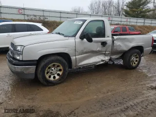 2005 Chevrolet Silverado 1500 Work Truck with VIN 1GCEC14XX5Z150629, listed as a Copart auction lot 86876544 with 0 mi miles and Clean Title. Bid and sale history available at carsss.com. Image 1.