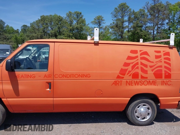 2013 Ford Econoline Cargo Commercial with VIN 1FTNE1EW8DDB33694, listed as a IAAI auction lot 42126043 with 192,206 mi miles and . Bid and sale history available at DreamBid. Image 14.