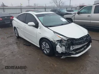 2018 Toyota Prius Two with VIN JTDKARFU1J3547489, listed as a IAAI auction lot 41405605 with 146,971 mi miles. Bid and sale history available at carsss.com. Image 1.