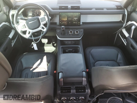 2022 Land Rover Defender with VIN SALE3ERU5N2070582, listed as a Copart auction lot 69754104 with 19,158 mi miles and Salvage title. Bid and sale history available at DreamBid. Image 8.