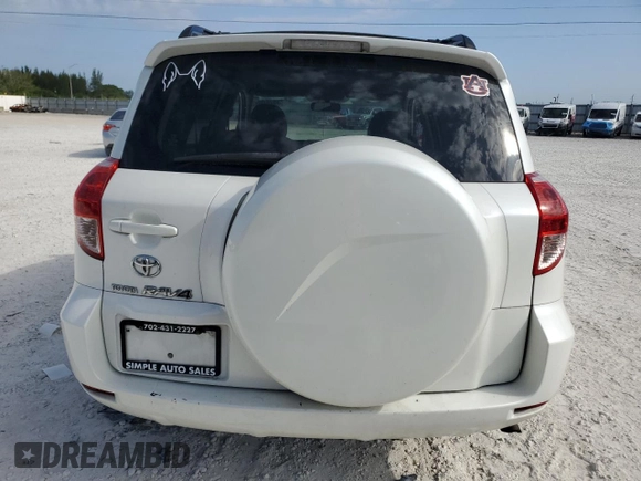 2008 Toyota RAV4 Ltd with VIN JTMZD31V885109585, listed as a Copart auction lot 52382805 with 190,563 mi miles and Clean Title. Bid and sale history available at carsss.com. Image 6.