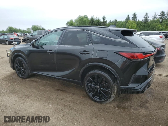2023 Lexus RX 500h F Sport Performance z VIN 2T2BCMEA7PC008410, wystawiony jako Copart lot #62013635 z przebiegiem 7 720 mil mil oraz Czysty tytuł • Clean title. Historia ofert i sprzedaży dostępna na DreamBid. Obrazek 2.