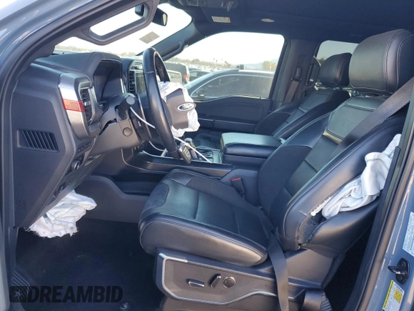 2023 Ford F-150 Raptor with VIN 1FTFW1RG6PFA84346, listed as a Copart auction lot 88040785 with 34,137 mi miles and Salvage Title. Bid and sale history available at DreamBid. Image 7.