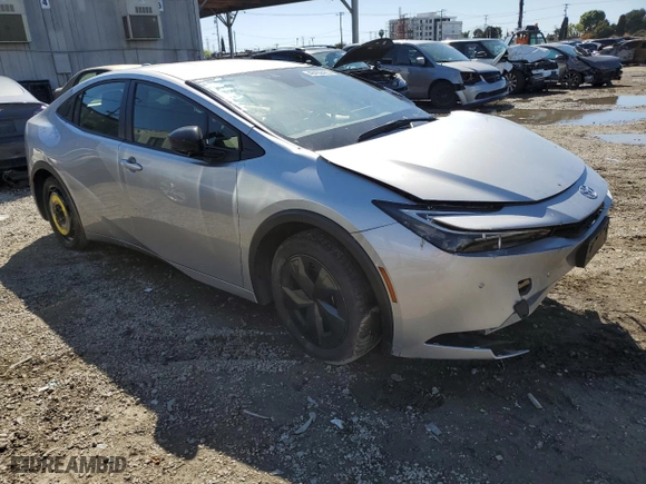2024 Toyota Prius LE with VIN JTDACAAU4R3018502, listed as a Copart auction lot 48409495 with 22,266 mi miles and Salvage Title. Bid and sale history available at carsss.com. Image 4.