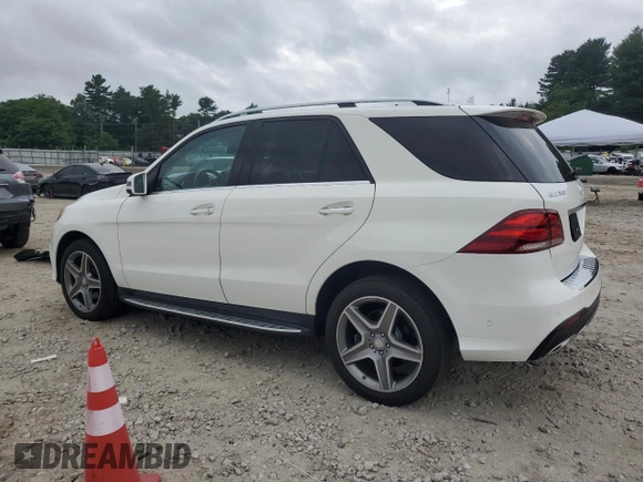 2017 Mercedes-Benz GLE 350 with VIN 4JGDA5HB5HA864688, listed as a Copart auction lot 62054415 with 94,808 mi miles and Salvage title. Bid and sale history available at DreamBid. Image 2.
