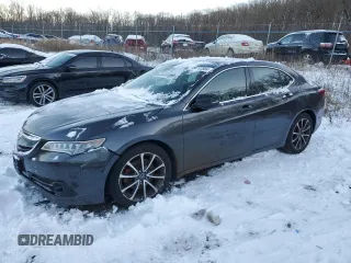 2015 Acura TLX V6 Advance with VIN 19UUB2F76FA012167, listed as a Copart auction lot 86763964 with 176,321 mi miles and Salvage Title. Bid and sale history available at carsss.com. Image 1.