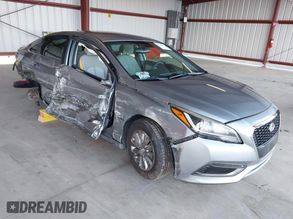 2016 Hyundai Sonata Hybrid SE with VIN KMHE24L19GA041755, listed as a IAAI auction lot 41836917 with 109,863 mi miles. Bid and sale history available at carsss.com. Image 1.