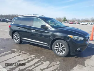 2015 Infiniti QX60 with VIN 5N1AL0MM9FC508107, listed as a IAAI auction lot 41918441 with 141,418 mi miles. Bid and sale history available at carsss.com. Image 1.