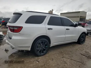 2018 Dodge Durango Citadel Anodized Platinum with VIN 1C4SDJET2JC102115, listed as a Copart auction lot 47318625 with 114,770 mi miles and Salvage title. Bid and sale history available at DreamBid. Image 3.