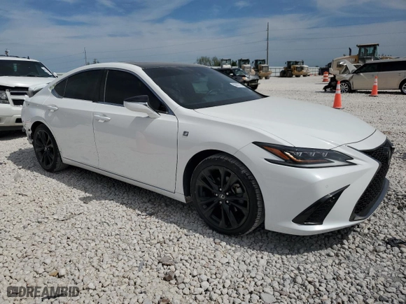 2019 Lexus ES with VIN 58ABZ1B13KU041040, listed as a Copart auction lot 53397715 with 75,178 mi miles and Salvage Title. Bid and sale history available at carsss.com. Image 4.