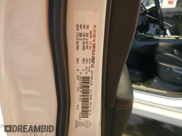 2013 Dodge Durango R/T with VIN 1C4SDJCT7DC675499, listed as a Copart auction lot 88967505 with 122,642 mi miles and Salvage title. Bid and sale history available at DreamBid. Image 14.