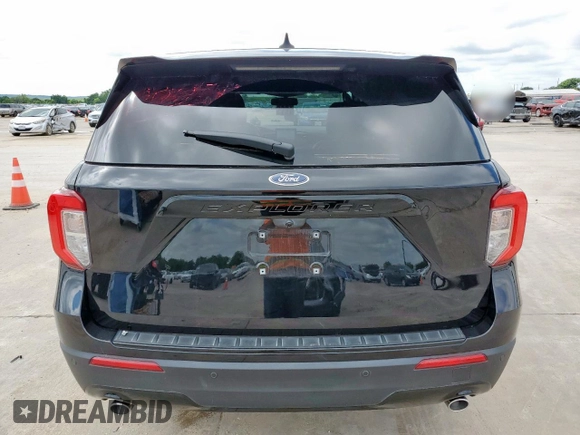 2022 Ford Explorer ST-Line with VIN 1FMSK7KH0NGB06232, listed as a Copart auction lot 55679435 with 52,499 mi miles and Salvage title. Bid and sale history available at DreamBid. Image 6.