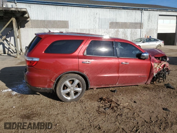 2011 Dodge Durango Citadel with VIN 1D4SE5GT5BC664273, listed as a Copart auction lot 79842504 with Not provided miles and Clean title. Bid and sale history available at DreamBid. Image 3.
