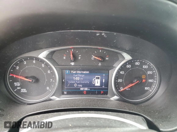 2020 GMC Terrain SLE with VIN 3GKALMEV2LL299087, listed as a Copart auction lot 60545425 with 88,199 mi miles and Salvage title. Bid and sale history available at DreamBid. Image 9.