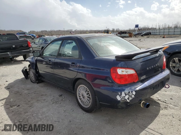 2005 Subaru Impreza Sedan (Natl) RS with VIN JF1GD67575H517284, listed as a Copart auction lot 47530485 with 156,944 mi miles and Salvage Title. Bid and sale history available at carsss.com. Image 2.