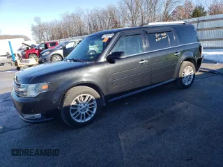 2015 Ford Flex SEL with VIN 2FMHK6C88FBA03832, listed as a Copart auction lot 87485354 with 168,953 mi miles and Salvage Title. Bid and sale history available at carsss.com. Image 1.