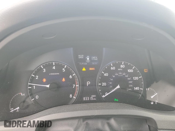 2013 Lexus RX 350 with VIN 2T2BK1BA0DC196219, listed as a Copart auction lot 60864725 with 83,319 mi miles and Salvage title. Bid and sale history available at DreamBid. Image 9.