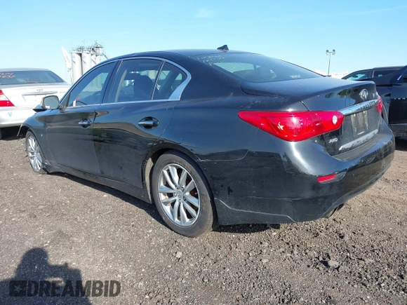 2014 Infiniti Q50 Sport with VIN JN1BV7AR4EM695845, listed as a IAAI auction lot 42147456 with 152,473 mi miles and . Bid and sale history available at DreamBid. Image 3.