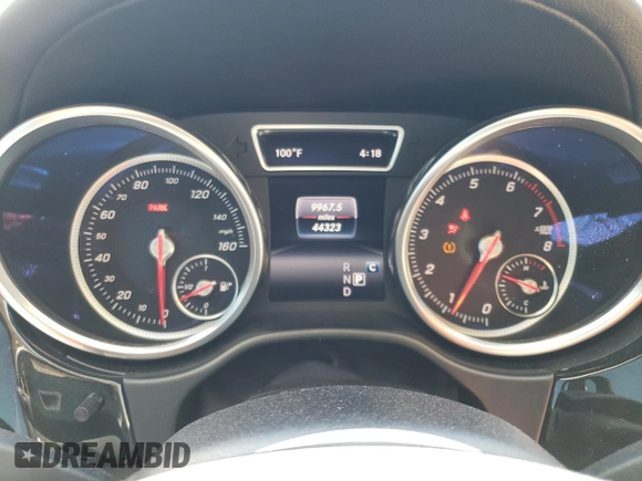 2017 Mercedes-Benz GLS with VIN 4JGDF6EE8HA817886, listed as a Copart auction lot 59257833 with 44,323 mi miles. Bid and sale history available at carsss.com. Image 9.