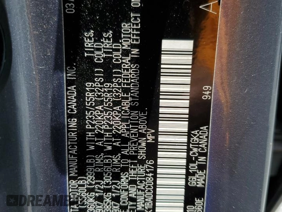 2012 Lexus RX 350 с VIN 2T2ZK1BA0CC084176, выставлен на аукционе Copart как лот 61461875 с пробегом 359 541 миль миль и Чистый • Clean title. История ставок и продаж доступна на DreamBid. Изображение 14.