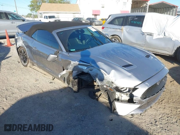 2022 Ford Mustang EcoBoost with VIN 1FATP8UH2N5103167, listed as a IAAI auction lot 41824659 with 64,210 mi miles. Bid and sale history available at carsss.com. Image 1.