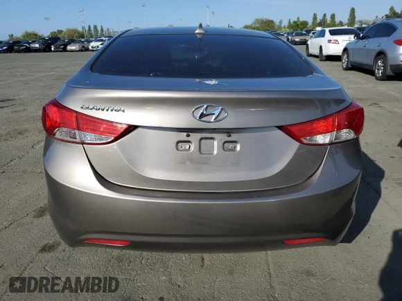 2013 Hyundai Elantra GLS with VIN 5NPDH4AE9DH268713, listed as a Copart auction lot 53203525 with 132,540 mi miles and Salvage title. Bid and sale history available at DreamBid. Image 6.