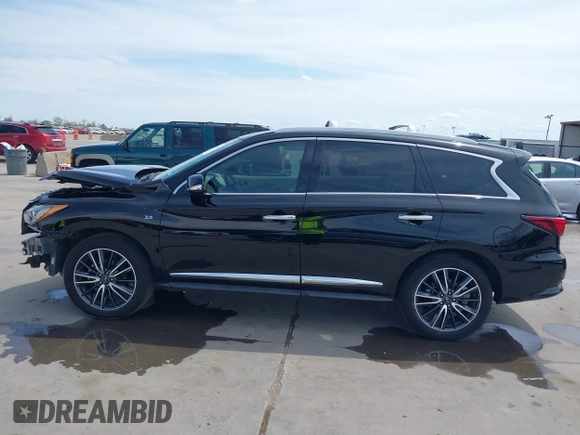 2018 Infiniti QX60 with VIN 5N1DL0MM3JC522705, listed as a IAAI auction lot 41883872 with 103,455 mi miles. Bid and sale history available at carsss.com. Image 14.