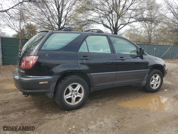1999 Lexus RX 300 Luxury SUV with VIN JT6HF10U0X0070917, listed as a Copart auction lot 51747785 with 197,757 mi miles and Salvage Title. Bid and sale history available at carsss.com. Image 3.