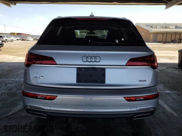 2022 Audi Q5 S line Premium Plus with VIN WA1EAAFYXN2135109, listed as a Copart auction lot 61994475 with 16,059 mi miles and Salvage title. Bid and sale history available at DreamBid. Image 6.