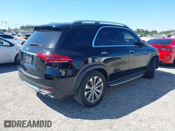 2023 Mercedes-Benz GLE 350 with VIN 4JGFB4KB3PA940237, listed as a IAAI auction lot 41674207 with 33,747 mi miles and . Bid and sale history available at DreamBid. Image 4.