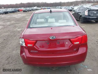 2009 Kia Optima LX with VIN KNAGE228295292892, listed as a IAAI auction lot 41812221 with 179,276 mi miles. Bid and sale history available at carsss.com. Image 17.