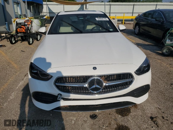 2023 Mercedes-Benz C 300 with VIN W1KAF4HB6PR132188, listed as a Copart auction lot 59950745 with Not provided miles and Salvage title. Bid and sale history available at DreamBid. Image 5.