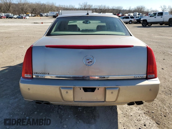 2006 Cadillac DTS w/1SC with VIN 1G6KD57Y96U108062, listed as a Copart auction lot 49923735 with 202,049 mi miles and Salvage Title. Bid and sale history available at carsss.com. Image 6.