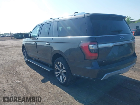 2021 Ford Expedition Max Platinum with VIN 1FMJK1MT8MEA66311, listed as a IAAI auction lot 42450429 with 95,732 mi miles and . Bid and sale history available at DreamBid. Image 3.