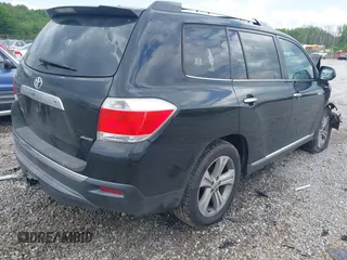 2012 Toyota Highlander Limited with VIN 5TDDK3EH4CS144826, listed as a IAAI auction lot 42151700 with 204,066 mi miles and . Bid and sale history available at DreamBid. Image 4.