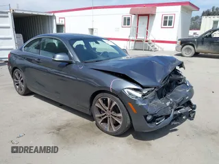 2016 BMW 2 Series 228i z VIN WBA1F9C57GV544455, wystawiony jako IAAI lot #42268534 z przebiegiem 96 942 mil mil oraz . Historia ofert i sprzedaży dostępna na DreamBid. Obrazek 1.