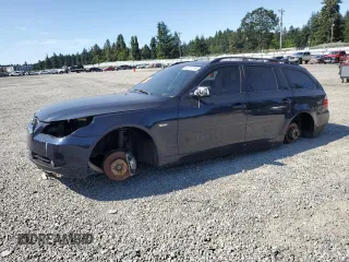 2007 BMW 5 Series 530xi with VIN WBANN73567CN04968, listed as a Copart auction lot 61217315 with 98,153 mi miles and Salvage title. Bid and sale history available at DreamBid. Image 1.