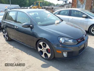 2012 Volkswagen Golf GTI w/Sunroof & Navi PZEV with VIN WVWGD7AJ8CW227604, listed as a IAAI auction lot 42483080 with 176,130 mi miles and . Bid and sale history available at DreamBid. Image 1.