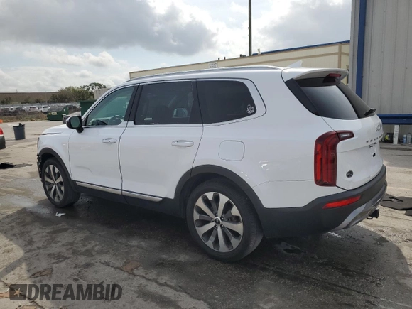 2022 Kia Telluride S with VIN 5XYP64HC8NG291769, listed as a Copart auction lot 47357995 with 41,982 mi miles and Salvage title. Bid and sale history available at DreamBid. Image 2.