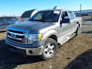 2014 Ford F-150 XL with VIN 1FTFW1EF7EKD93048, listed as a IAAI auction lot 41443576 with 167,124 mi miles. Bid and sale history available at carsss.com. Image 2.