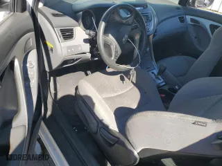 2013 Hyundai Elantra Coupe GS PZEV with VIN KMHDH6AE3DU016159, listed as a Copart auction lot 76408194 with 0 mi miles and Salvage Title. Bid and sale history available at carsss.com. Image 8.