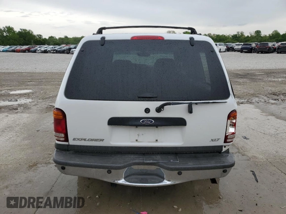 2001 Ford Explorer XLT with VIN 1FMZU73E71ZA07810, listed as a Copart auction lot 55428155 with 158,373 mi miles and Salvage title. Bid and sale history available at DreamBid. Image 6.
