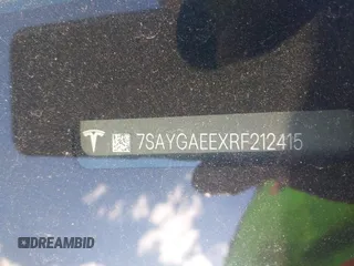 2024 Tesla Model Y Long Range with VIN 7SAYGAEEXRF212415, listed as a IAAI auction lot 41665627 with Not Provided miles and . Bid and sale history available at DreamBid. Image 8.
