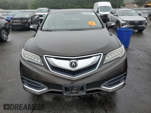 2017 Acura RDX Technology with VIN 5J8TB4H5XHL021576, listed as a Copart auction lot 60629355 with Not provided miles and Salvage title. Bid and sale history available at DreamBid. Image 5.