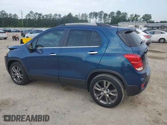 2020 Chevrolet Trax LT with VIN 3GNCJLSB0LL278941, listed as a Copart auction lot 57651775 with 50,246 mi miles and Salvage title. Bid and sale history available at DreamBid. Image 2.
