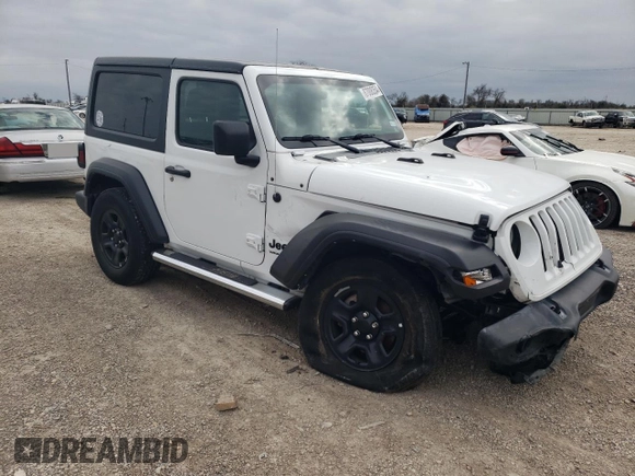 2022 Jeep Wrangler Sport S with VIN 1C4GJXAG2NW173555, listed as a Copart auction lot 87008354 with 28,932 mi miles and Salvage title. Bid and sale history available at DreamBid. Image 4.