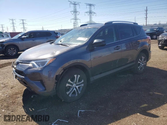 2017 Toyota RAV4 LE with VIN JTMBFREV8HJ702069, listed as a Copart auction lot 48809205 with 27,152 mi miles and Salvage Title. Bid and sale history available at carsss.com. Image 1.