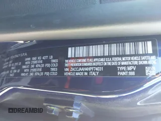 2017 Jeep Renegade Sport z VIN ZACCJAAH4HPF74031, wystawiony jako IAAI lot #41391549 z przebiegiem 81 780 mil mil oraz . Historia ofert i sprzedaży dostępna na DreamBid. Obrazek 9.