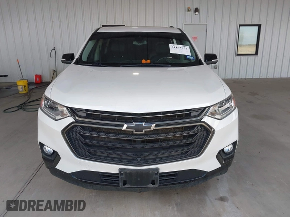 2021 Chevrolet Traverse Premier with VIN 1GNERKKW7MJ243269, listed as a IAAI auction lot 41193852 with 66,500 mi miles. Bid and sale history available at carsss.com. Image 12.